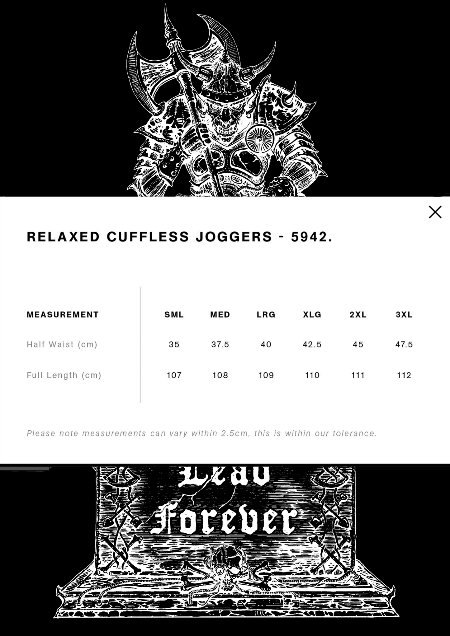 Pre-Order Artillery Witch Relaxed Sweatpants