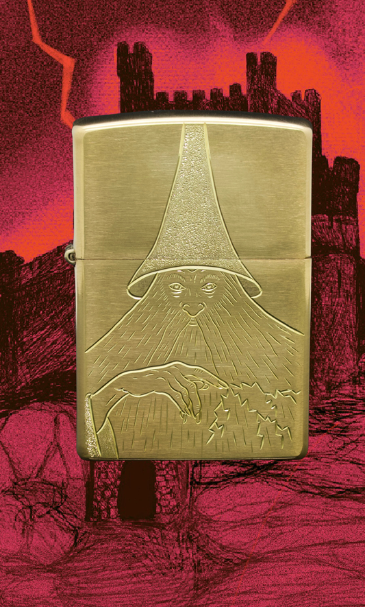 Pre-Order Hand Engraved Brass Zippo - Wizard